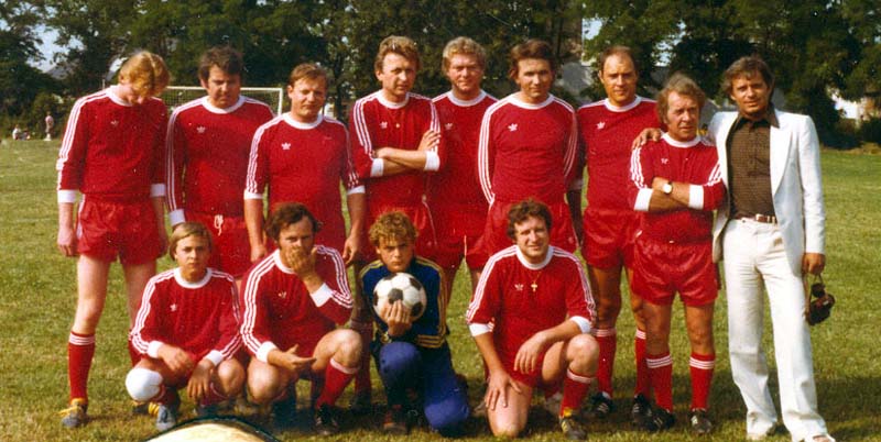 1978, Fuballmatch Kafkateich gegen Pellendorf, Ergebnis 3:4