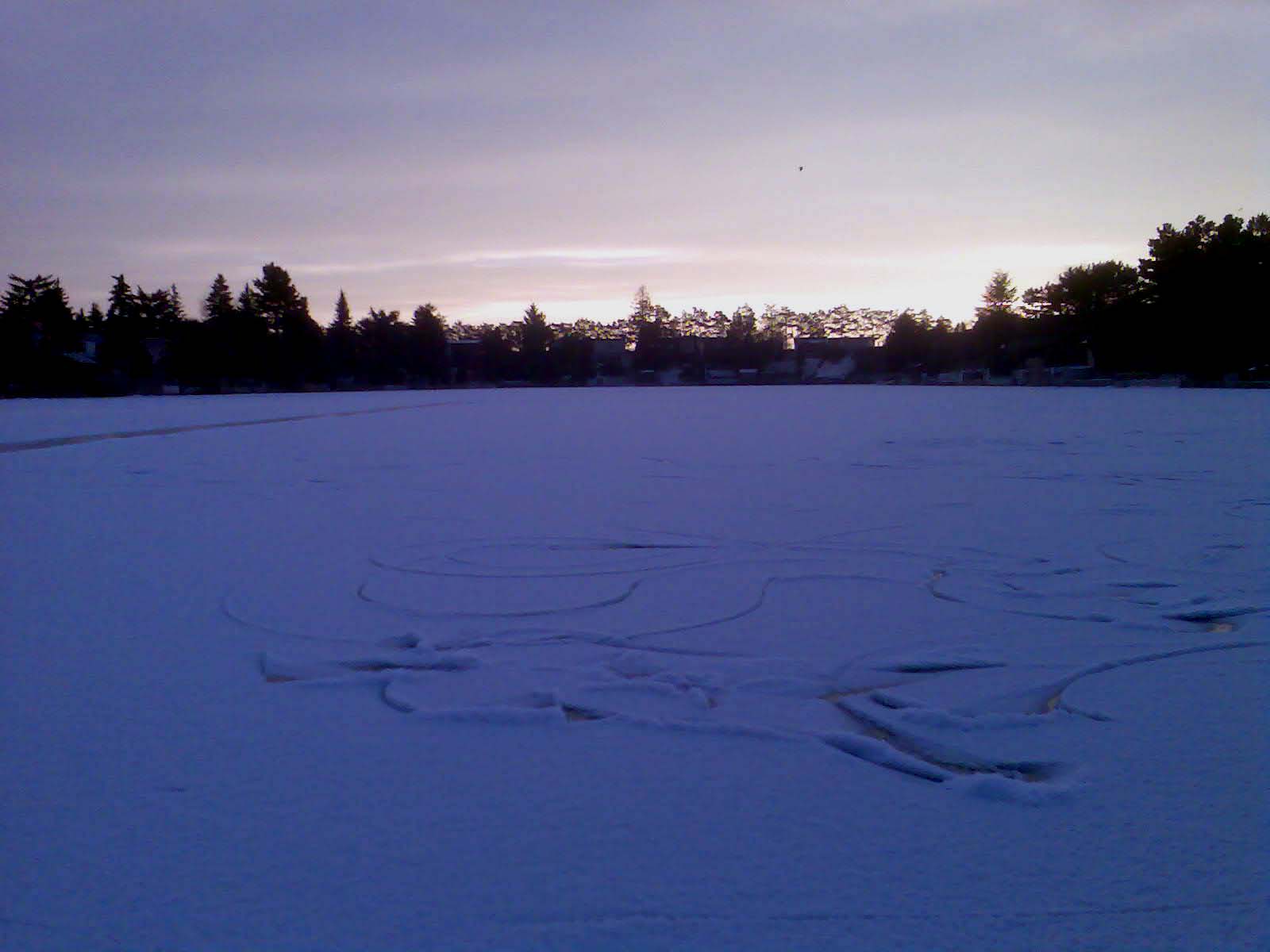 Dezember 2008, Morgenstimmung bei minus 10 Grad...